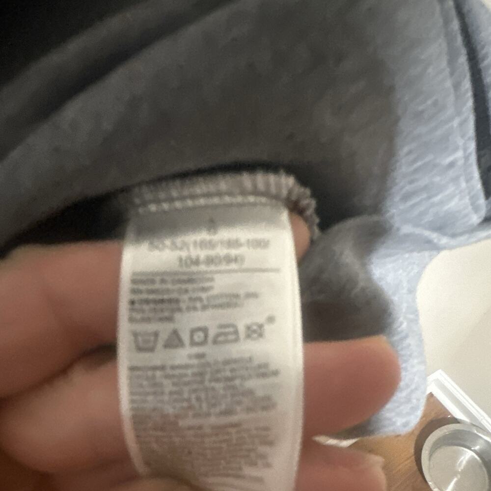 GapFit Performance Men's Gray Full Zip Hooded Hoodie w/ Pockets Size L - Picture 4 of 9